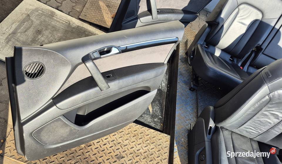 Fotele boczki wnętrze Audi Q7 4L Bolesławiec sprzedam