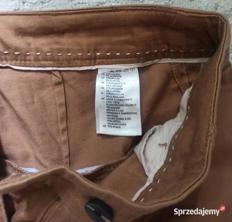 spodnie kw kolorze karmelowym HM sprzedam