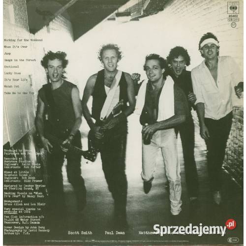 Loverboy Get Lucky LP CBS 1981 Working For The