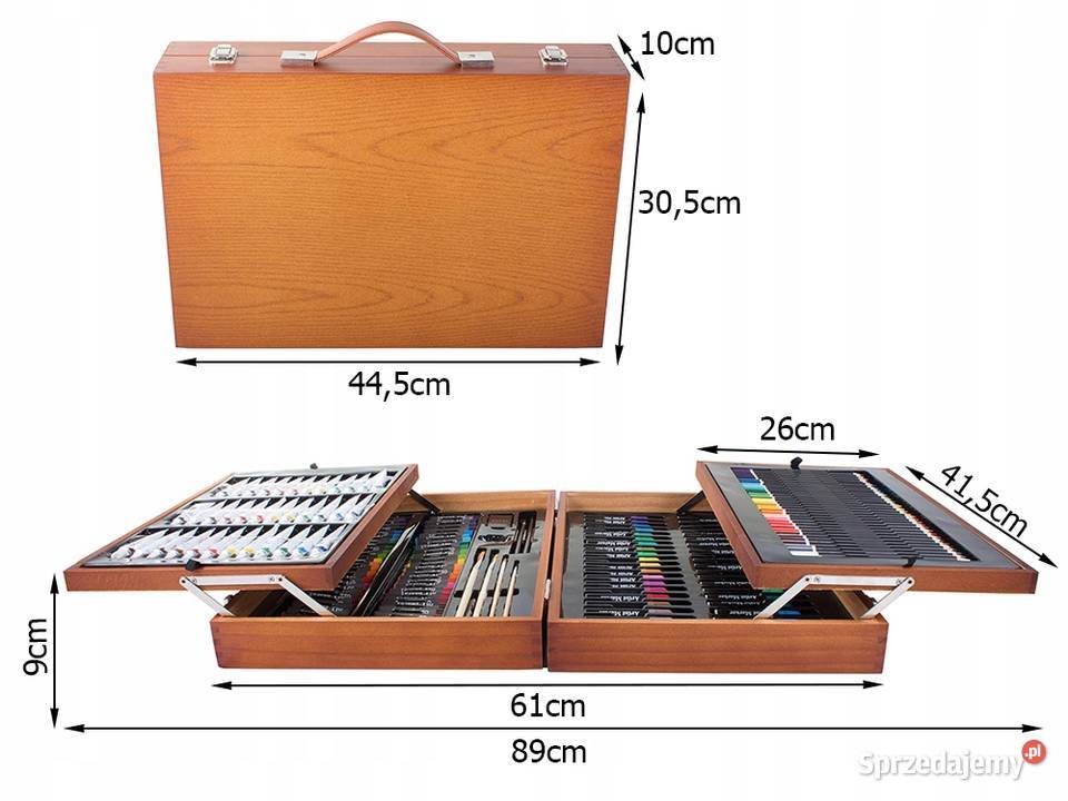 ZESTAW Artystyczny do malowania w WALIZCE 174 Dla Dziecka dolnośląskie Wrocław