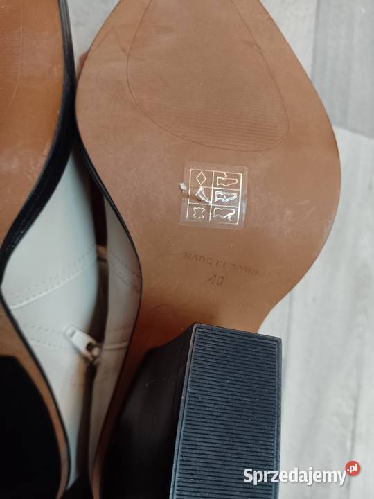 40 ASOS Design Real Leather skórzane kozaki skóra ekologiczna Kozaki Kraków sprzedam