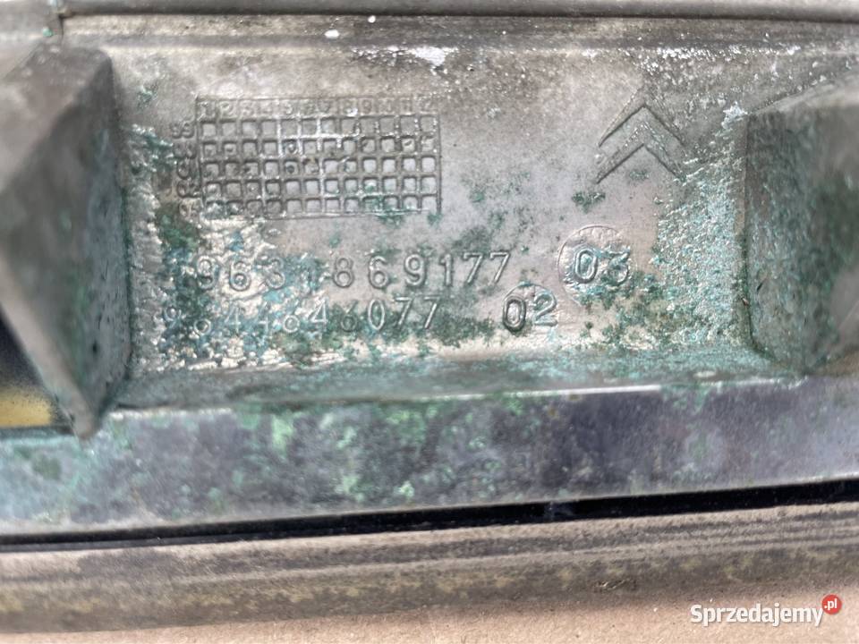 Blenda klapy tył 9631869177 citroen c5 Szczecin