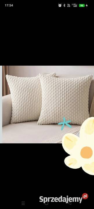 Poszewki Miulee komplet 4 lubuskie sprzedam