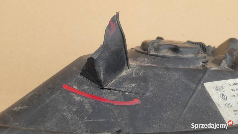 RENAULT FLUENCE LEWY REFLEKTOR LAMPA LEWA PRZOD Ruda Śląska