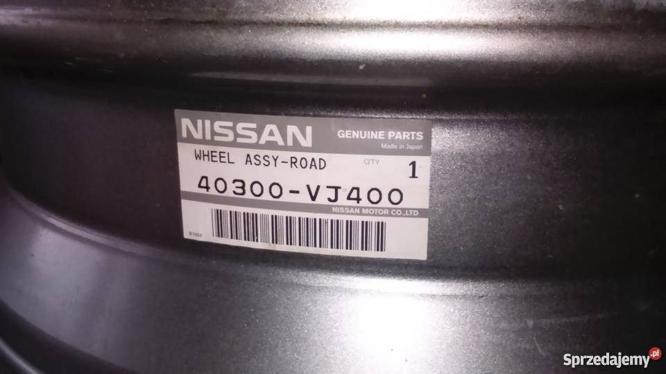 Felgi Nissan Terenowe 16 dwie sztuki