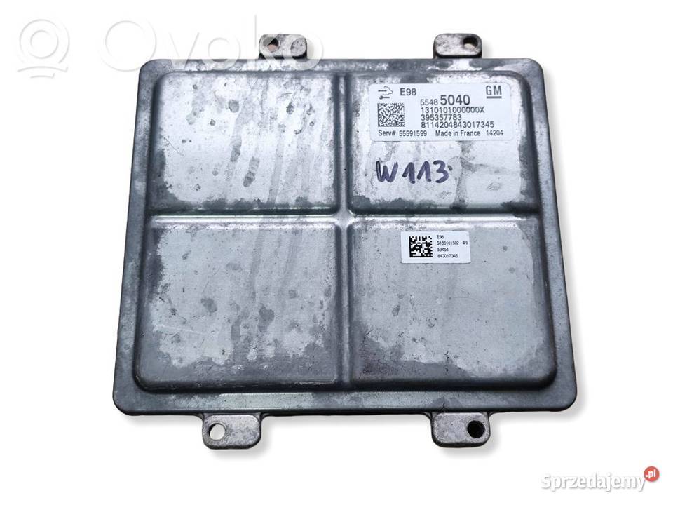 Opel Zafira C 16CDTI STEROWNIK KOMPUTER SILNIKA sprzedam