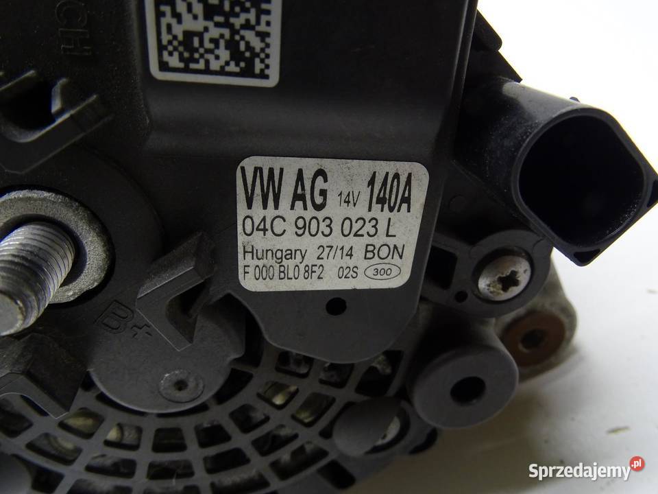 ALTERNATOR 140A VW POLO V 6R 12 TSI 04C903023L osobowe