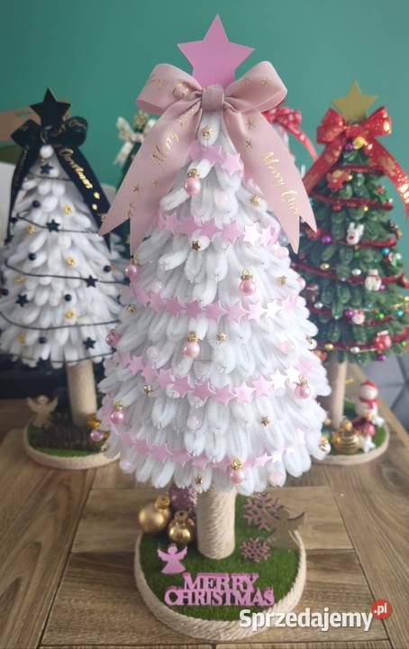 Choinki święta dekoracja rękodzieło Łódź