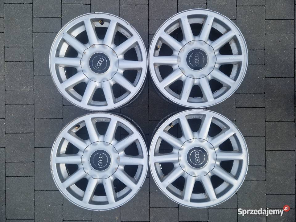 FELGI ALUMINIOWE 7JX15H2 ET37 AUDI B4 Opony i felgi Rzeszów