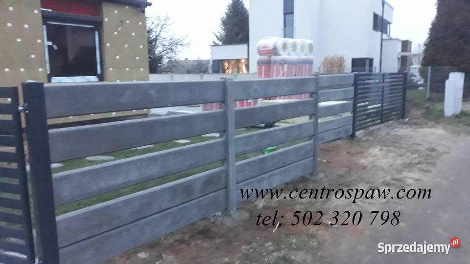 Kompleksowo ogrodzenia nowoczesne kute KOSTBET Częstochowa