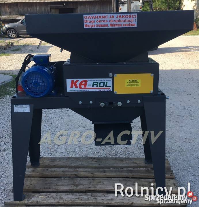 Zgniatacz Gniotownik Walcowy do Ziarna TRANSPORT lubelskie Rossosz