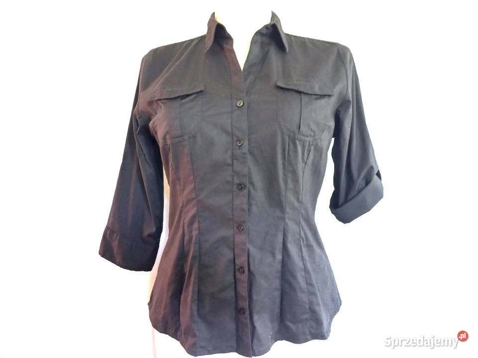 Bluzka czarna Koszula elegancka r 3840 rękaw 34 podlaskie