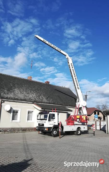 Żuraw Ciesielski dźwig dekarski Klaas K 2834 Koła