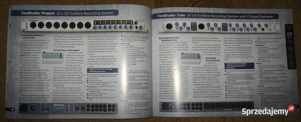 PreSonus Summer 2010 catalog katalog Kępice