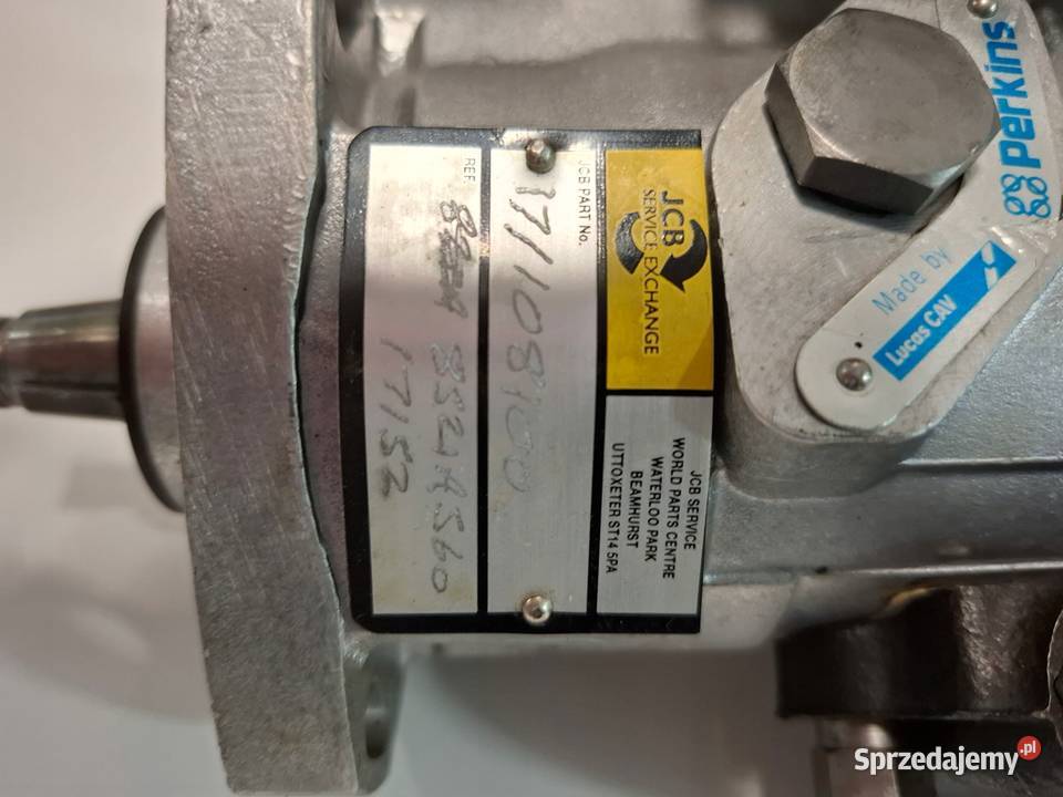 PERKINS 6CIO CYLINDROWA POMPA WTRYSKOWA NOWA Kartuzy sprzedam