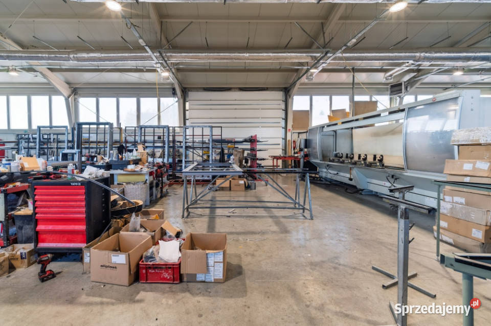 Nowoczesna hala produkcyjnomag z biurami 4 bramy Sprzedaż Sprzedaż Mszana Dolna