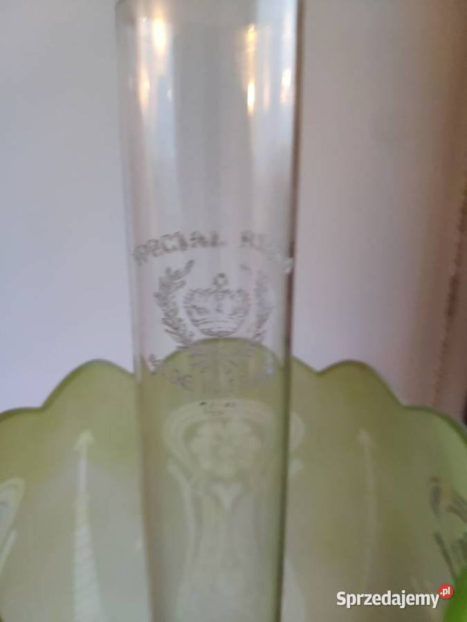 Figuralna sygnowana emaliowana lampa naftowa n5 Kraków sprzedam