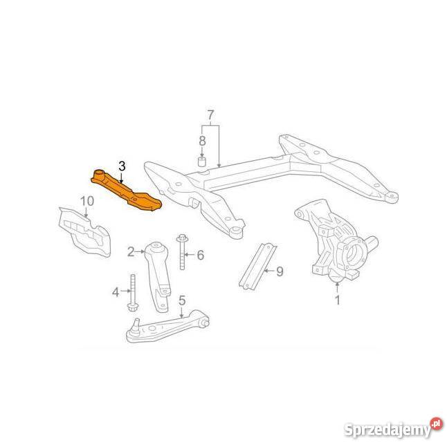 PORSCHE 997 wspornik wahacza wprzód LR Części podkarpackie sprzedam