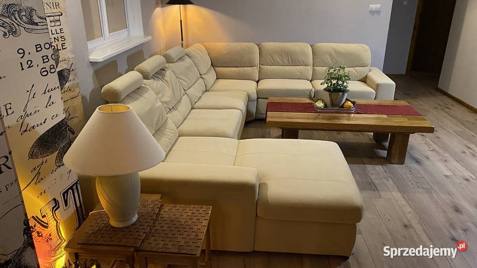 kanapa narożnik BONO duży zestaw wypoczynkowy do