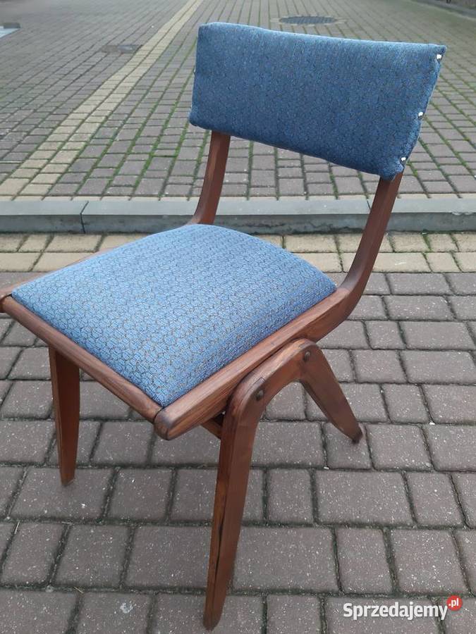 Rarytas Krzesło model 299 XBJ Bumerang lata 60 Ciechocinek