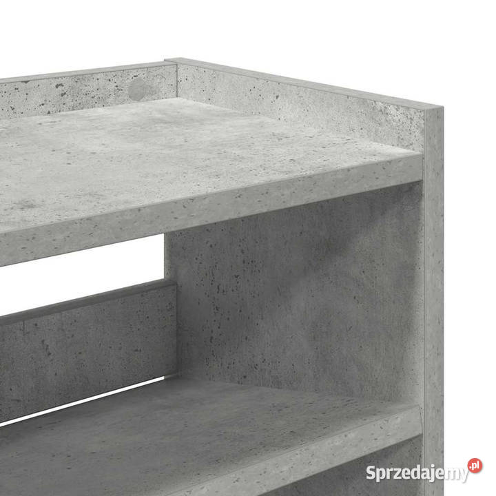 Półka na buty betonowa szarość 80x25x615