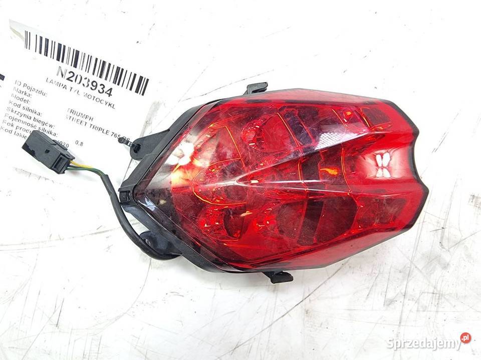 LAMPA TYŁ MOTOCYKL TRIUMPH STREET TRIPLE 765 RS Lipno