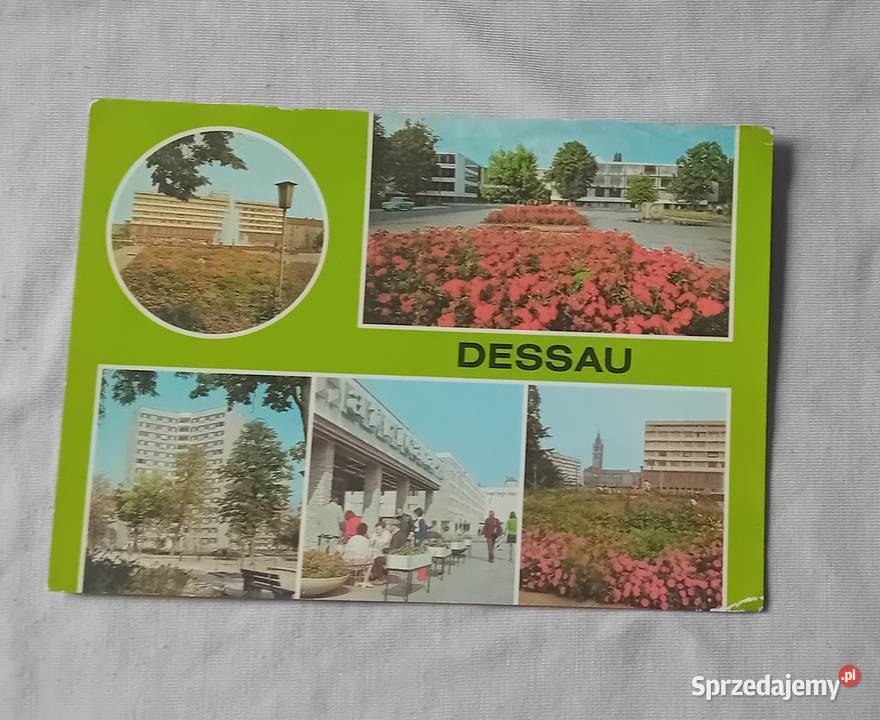 Pocztówka Dessau 1983 r Koźminek sprzedam