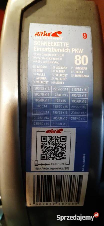 Łańcuchy śniegowe nowe nie uzywane uniwersalny śląskie