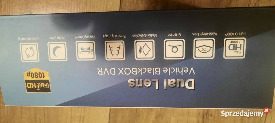 Videorejestrator samochodowy z kamerką cofania Pilawa