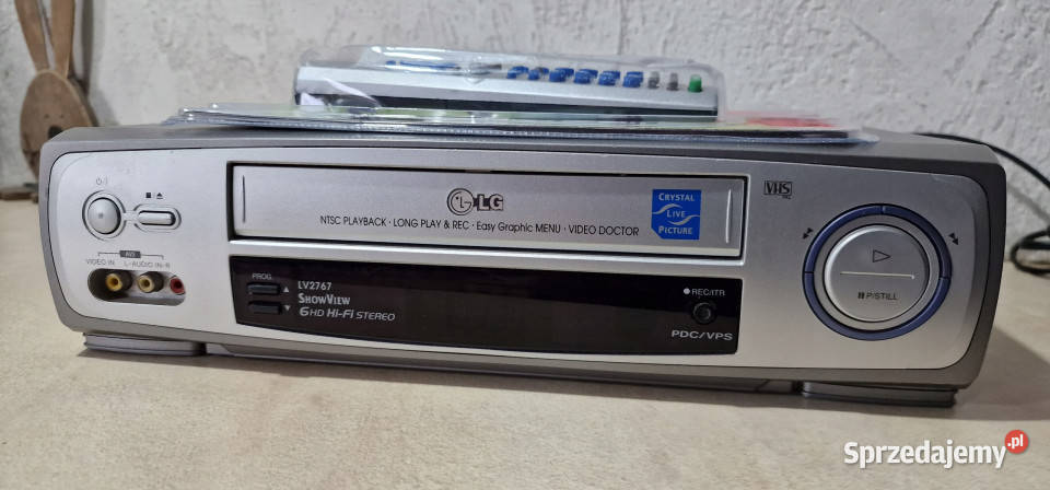 Video magnetowid LG 6 head LV 2767 LV2767 VHS wielkopolskie Międzychód