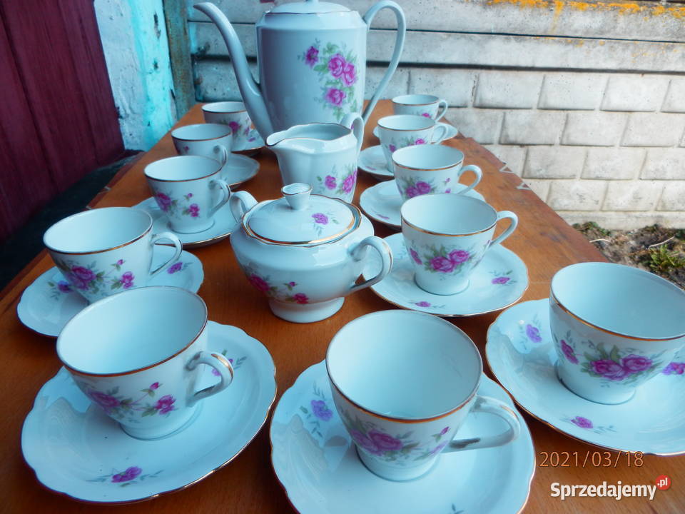 Porcelana ćmielów serwis do kawy podkarpackie Tarnobrzeg sprzedam