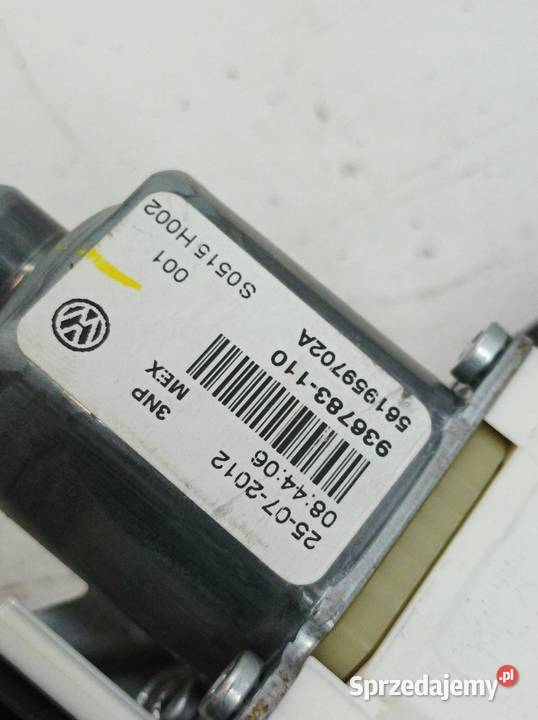 MECHANIZM SZYBY PRAWY PRZÓD 5C6837462E VW Wyposażenie wnętrza