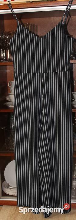 Kombinezon czarnobiały letni na ramiączkach Suwałki