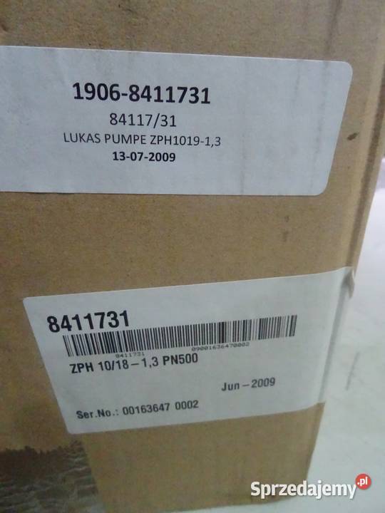 POMPA HYDRAULICZNA RĘCZNA LUCAS ZPH 101813 Wąchock