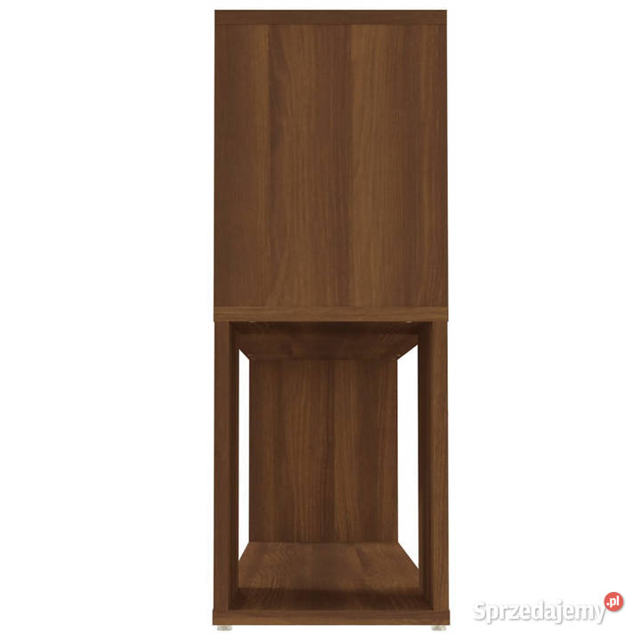 Regał na książki brązowy dąb 100x24x63 WM816040 mazowieckie Warszawa sprzedam