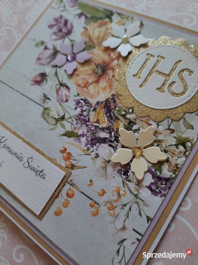 Kartka na komunie personalizowana