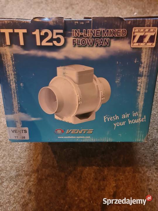 Wentylator kanałowy tt 125 firmy vents wielkopolskie Poznań