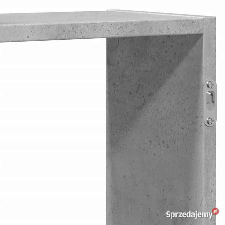 Półka ścienna szarość betonu 129x18x42 WM853221 Warszawa