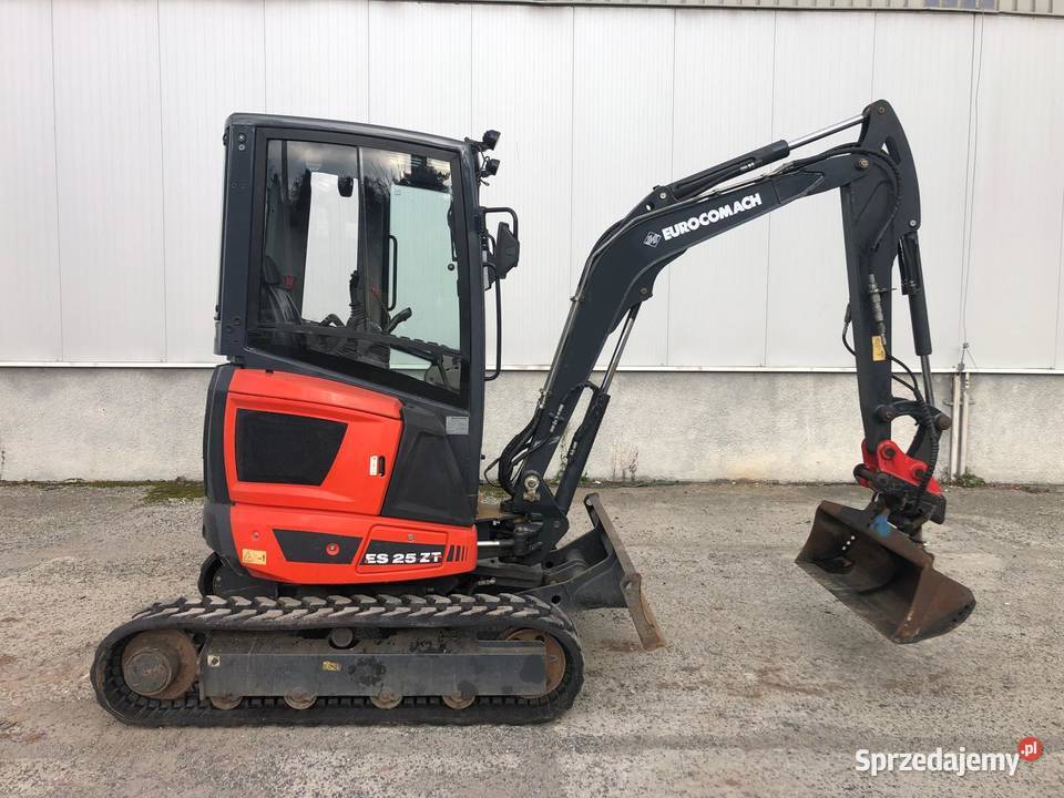 Minikoparka EUROCOMACH ES25ZT Komatsu JCB Kubota Kabina Chojnów