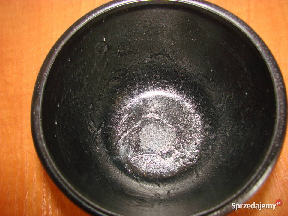 malowana szklana miseczka sygnowana sprzedam