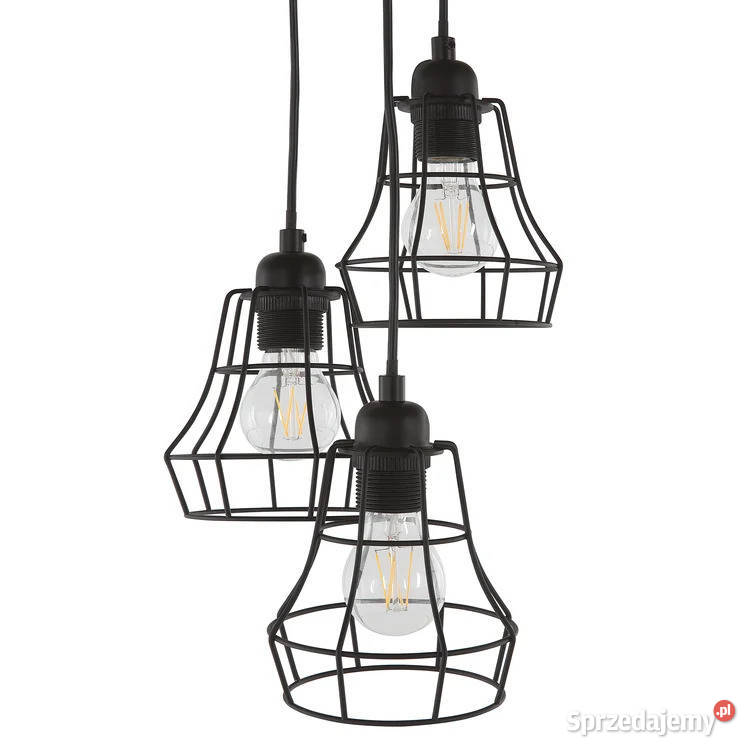 Lampa sufitowa Cluster Radford 3 czarny Oświetlenie Jadowniki