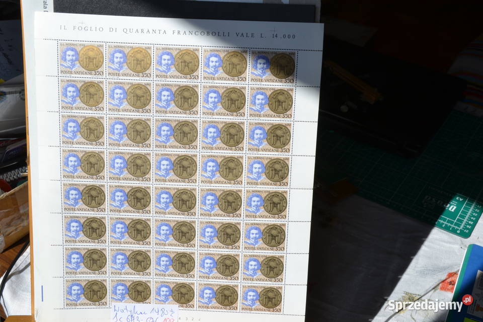 Znaczki Watykan Arkusze Sc 673676 Sobótka sprzedam