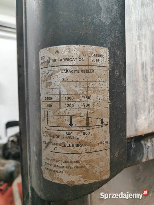 Elektryczny wózek podnośnikowy Toyota BT Staxio Wózki widłowe sprzedam