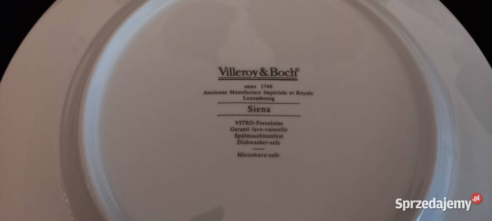 Talerz deserowy Villeroy Boch Siena Chełm