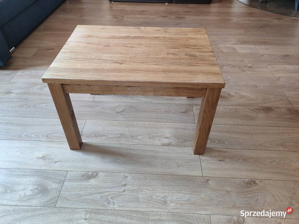 Dębowa ława stolik kawowy 76x57 Nisko