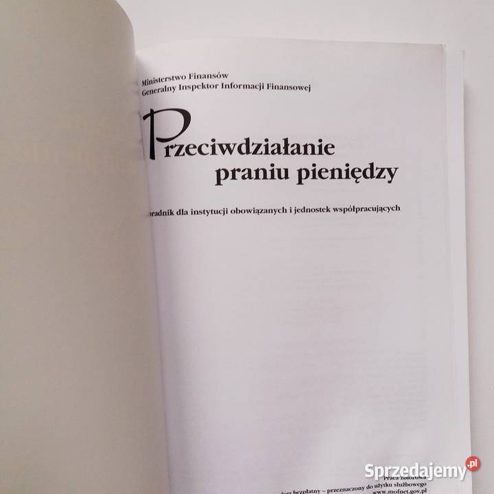 Ministerstwo Finansów Przeciwdziałanie praniu Łódź