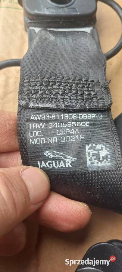 Pas bezpieczeństwa prawy przód JAGUAR XJ X351 zachodniopomorskie Szczecin sprzedam
