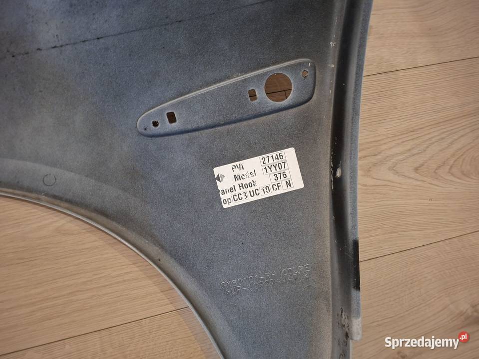 Błotnik prawy Corvette C6 wielkopolskie Plewiska