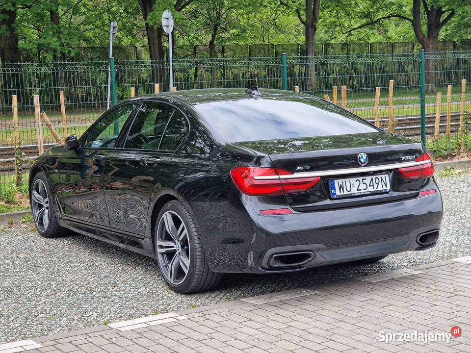 BMW 750d xDrive M salon serwis ASOFV23 diesel Seria 7 mazowieckie Warszawa