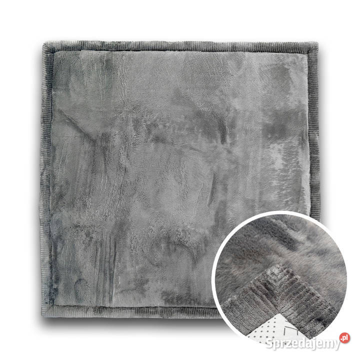 GRUBY DYWAN PUFFY SOFT KWADRAT 120X120 SZARY Dom i Ogród Lublin sprzedam